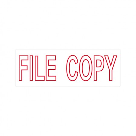 File Copy Stock Stamp 4911/27 38x14mm